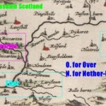 Crozier and Ellot in Upper Liddesdale Blaeu 1654 map