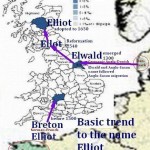 Elwald Breton surname distribution