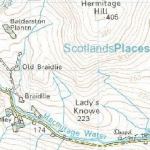 Gorrenbery Hermitage map