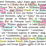 Walter Scot of Edschaw, and Ker at infeft of Robert of Redheugh