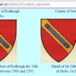 Redheugh and Stobs shields crests