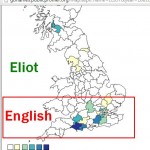 Eliot surname distribution map