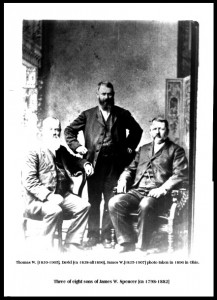 3 of 8 sons of James W. Spencer