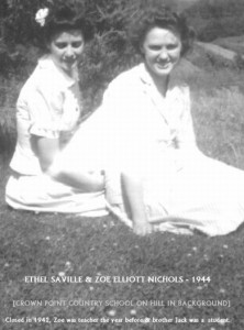 Ethel Saville & Zoe Elliott Nichols 1944