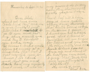 Ilah 1920 letter