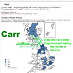 Carr surname distribution blue