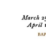 Baptismal Covenant, April 1, 1688 for George Hollard, Boston