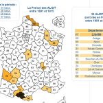 Aliot French surname distribution