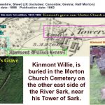 Kinmont Willie grave site Morton Church near Tower of Sark