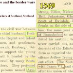 The historical families of Dumfriesshire and the border wars