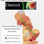 Elwood Surname Distribution