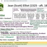 Jean Scott sister to Buccleuch, husband’s chief Robert and Gavin