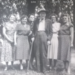 Ilah Avis Lola Ethel Arzelle Sayde Spencer sisters and dad