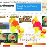 Elwood England 1841-1901 surname frequency distribution. Elwald Elwold Ellot Elliot