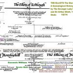 Ellots of Redheugh Elliots of Horsleyhill by Dowager Lady Eliott and Sir Arthur 11th Baronet Stobs 1974