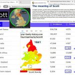 Scott surname meaning distribution Forebears, Named.PublicProfiler, Your-Family-History Discover.23andMe Scotland, Jamaica, N. Ireland of high frequencies.