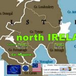 Ulster north Ireland EU-UK map